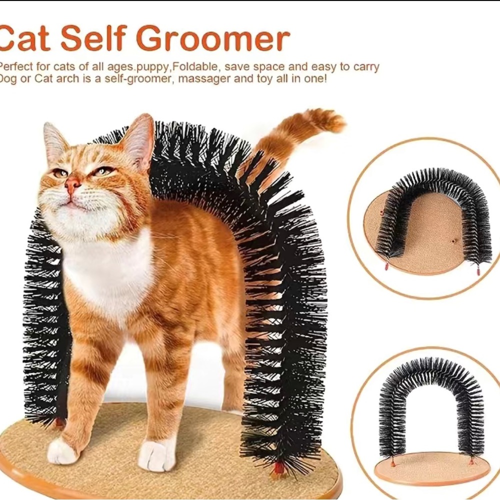 Cat Arch Self Groomer Cat 4-in-1 Multifunctional Hair Brush- 2 left